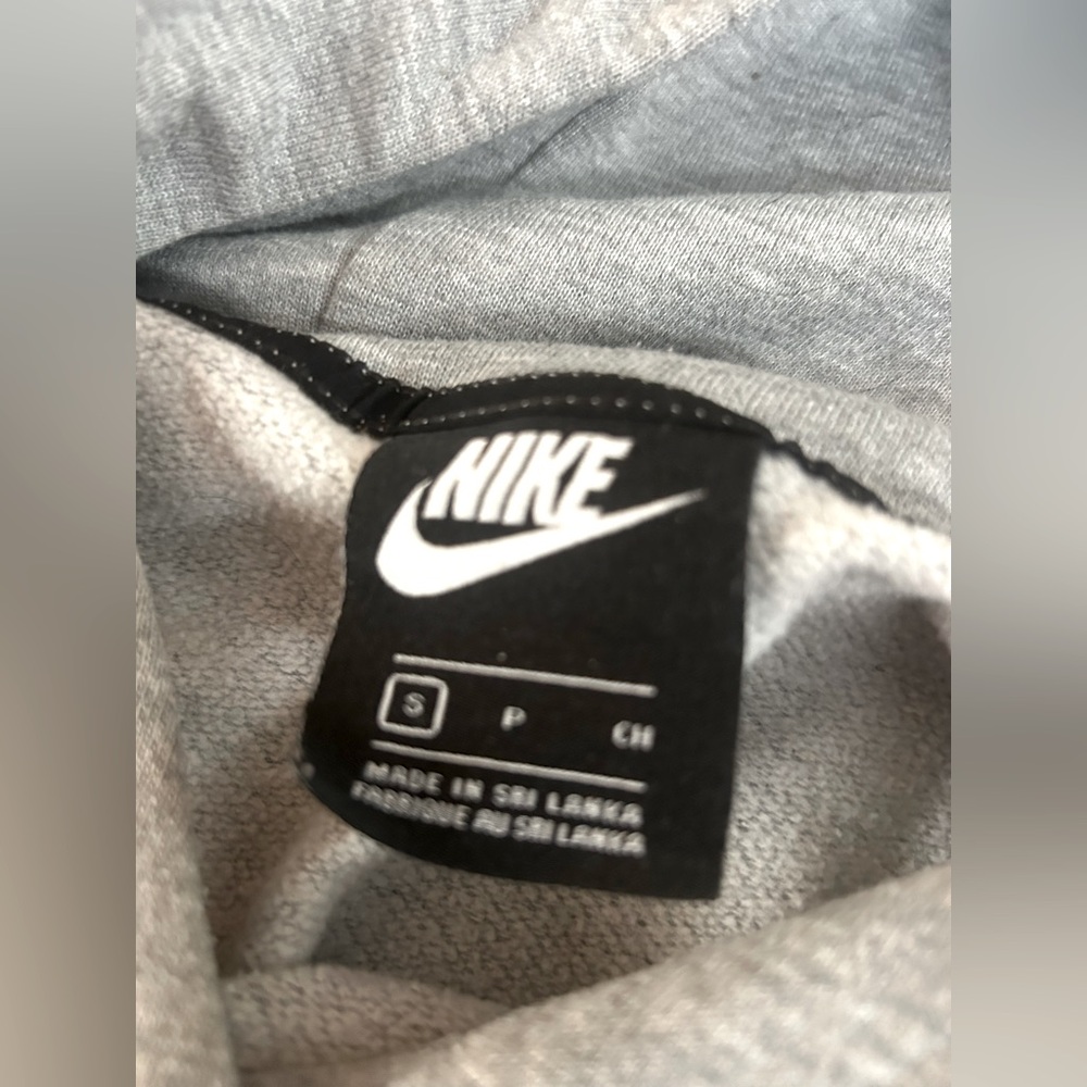 Nike hoodie,grey women small.